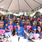 A confraternização de mulheres - força do Fest Rio Judaico todos anos (imagem da celebração dos 75 anos da FIERJ e de Israel)